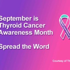 O.Z: September Schildklierkanker Awarenessmaand! Spread the word!